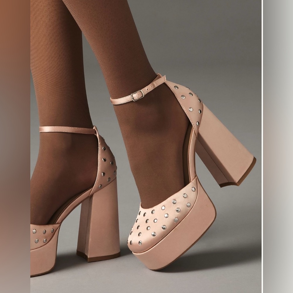 Anthropologie Silent D  Grace Mary Jane Heels NIB!